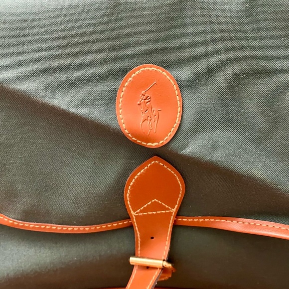 Ralph Lauren Green and Brown Men's Messenger Bag - Picture 2 of 9